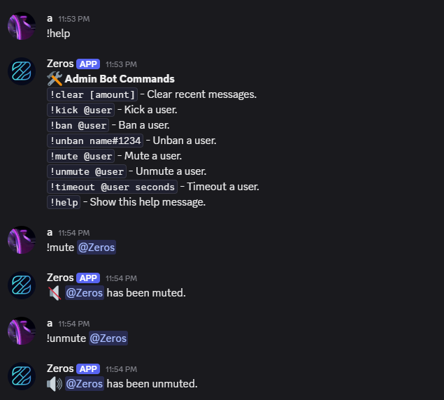 zeros moderation